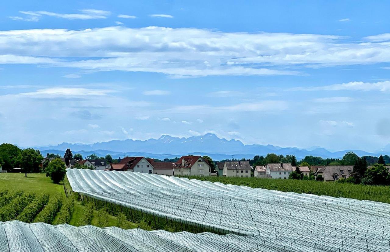 Panorama Domizil Ravensburg Mit Alpenblick Balkonアパートメント エクステリア 写真